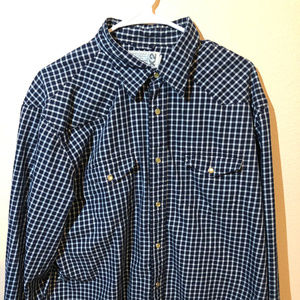 X2 Modern Fit Men's Snap Button Shirt Size XL